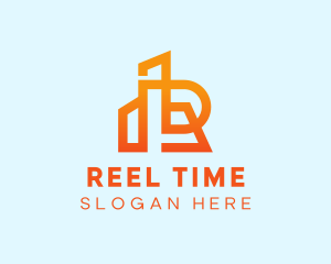 Orange Realty Letter R  logo design