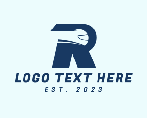 Automotive Racing Letter R  logo