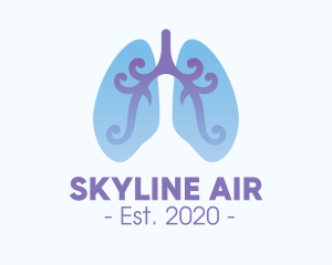 Respiratory Lung Organ logo