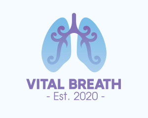 Respiratory Lung Organ logo