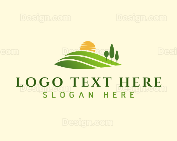 Sunset Lawn Landscaping Logo