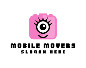 Pink Monster Photography logo design