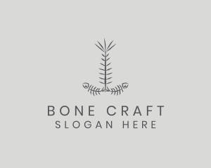 Fish Bone Anchor logo design