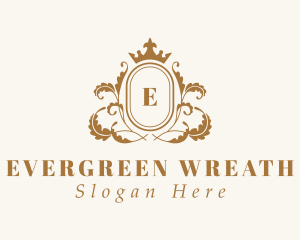 Wreath Crown Jeweler logo design