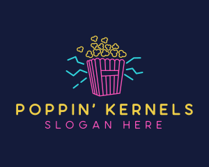 Popcorn Movie Snack logo