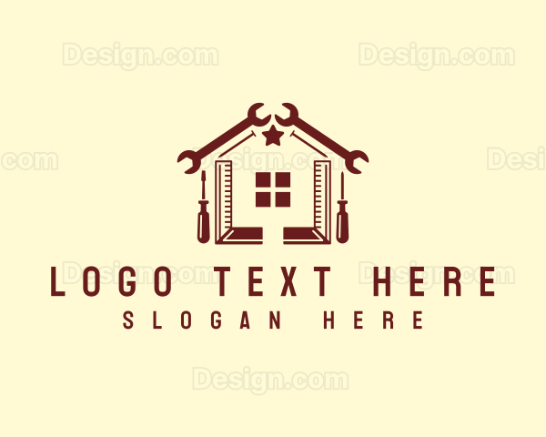 Home Construction Renovation Logo