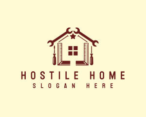 Home Construction Renovation logo design