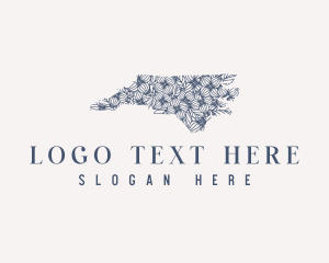 North Carolina Flower Bloom logo