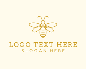 Honey Bee Insect logo