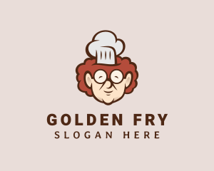 Grandma Chef Cook logo design