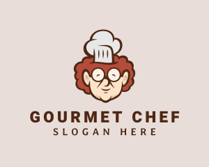 Grandma Chef Cook logo design