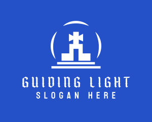 Religious Cross Church  logo design