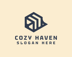 Geometric Cube Business logo