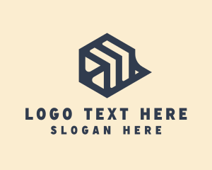 Geometric Cube Business logo