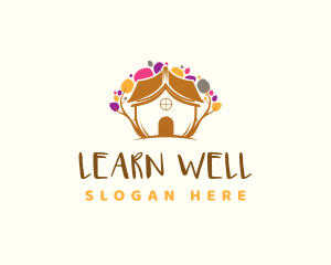 Learning Book School logo design