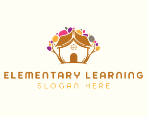 Learning Book School logo design