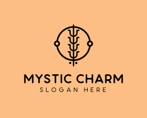 Circuit Mystical Spiritual logo design