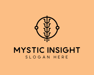 Circuit Mystical Spiritual logo design