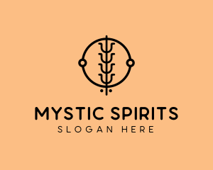 Circuit Mystical Spiritual logo design