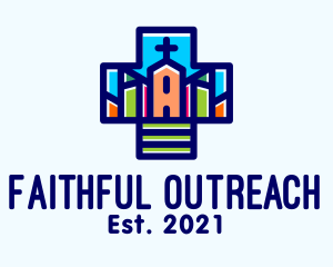 Multicolor Catholic Church  logo