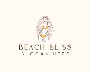 Swimwear Bikini Model logo