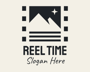 Film Reel Scenery logo design