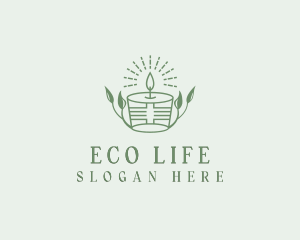 Eco Scented Candle  logo design