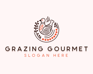 Chicken Dining Cuisine logo design