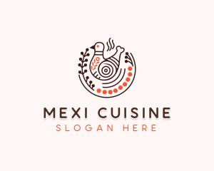 Chicken Dining Cuisine logo design