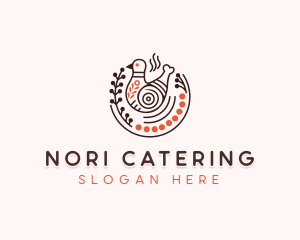 Chicken Dining Cuisine logo design