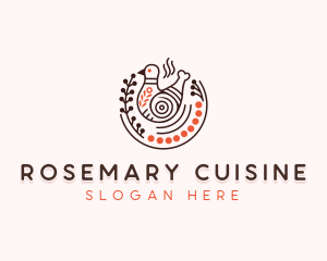 Chicken Dining Cuisine logo design