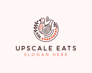 Chicken Dining Cuisine logo design