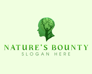 Nature Tree Human logo design