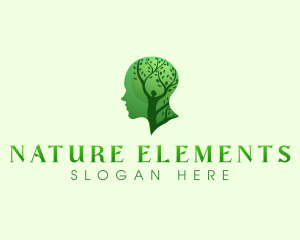 Nature Tree Human logo design