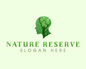 Nature Tree Human logo design