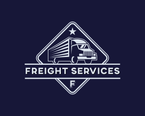 Freight Truck Vehicle logo