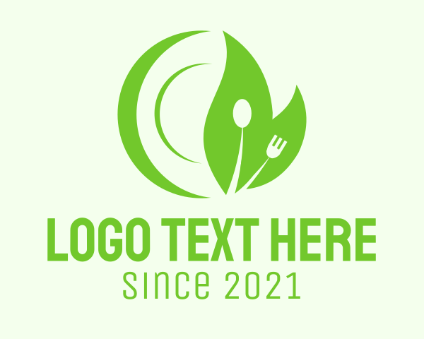 Vegetarian logo example 2