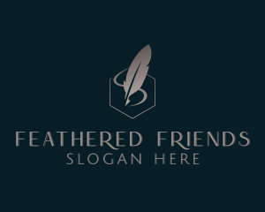 Feather Author Publishing logo design