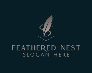 Feather Author Publishing logo design