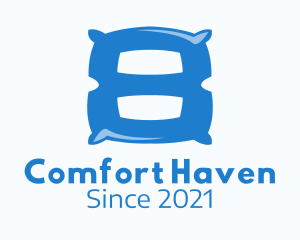 Blue Pillow Number 8  logo