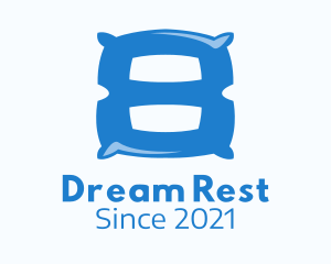 Blue Pillow Number 8  logo