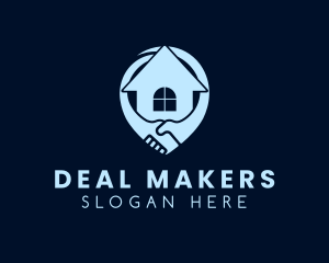 House Dealer Realtor logo design