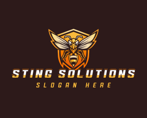 Hornet Sting Shield logo design