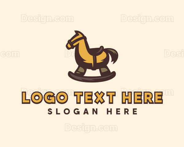 Children Toy Horse Logo