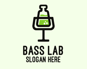 Wine Glass Lab logo design