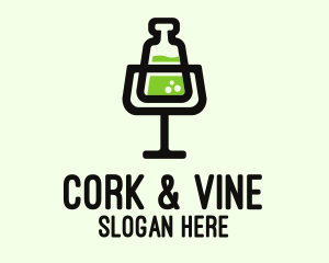 Wine Glass Lab logo design