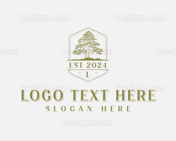 Forestry Tree Planting Logo