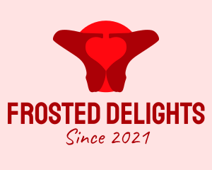 Red High Heel Shoes logo design