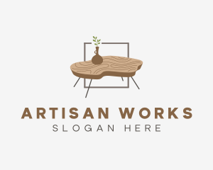 Wood Table Furniture logo