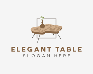 Wood Table Furniture logo